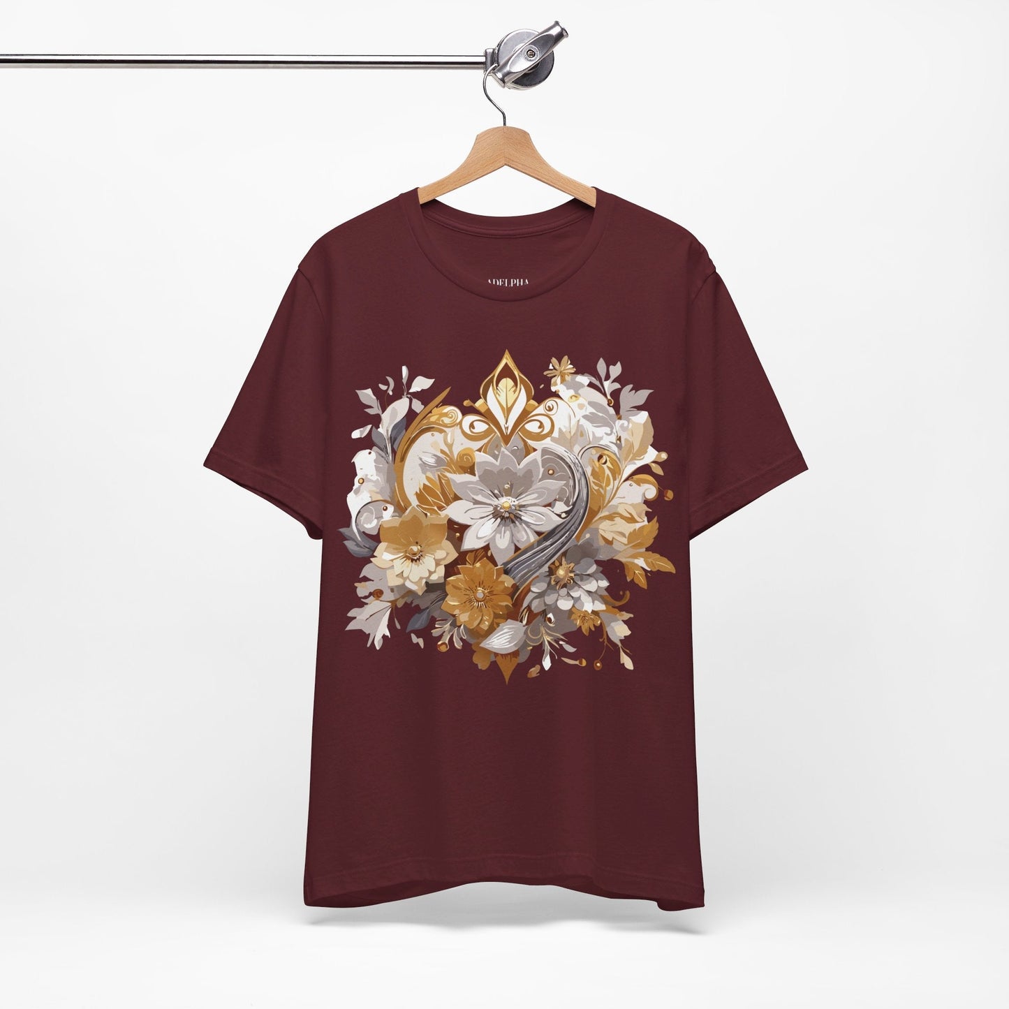 Jewelry Graphic Unisex 100 Cotton Vintage Treasure Art T-Shirt 7