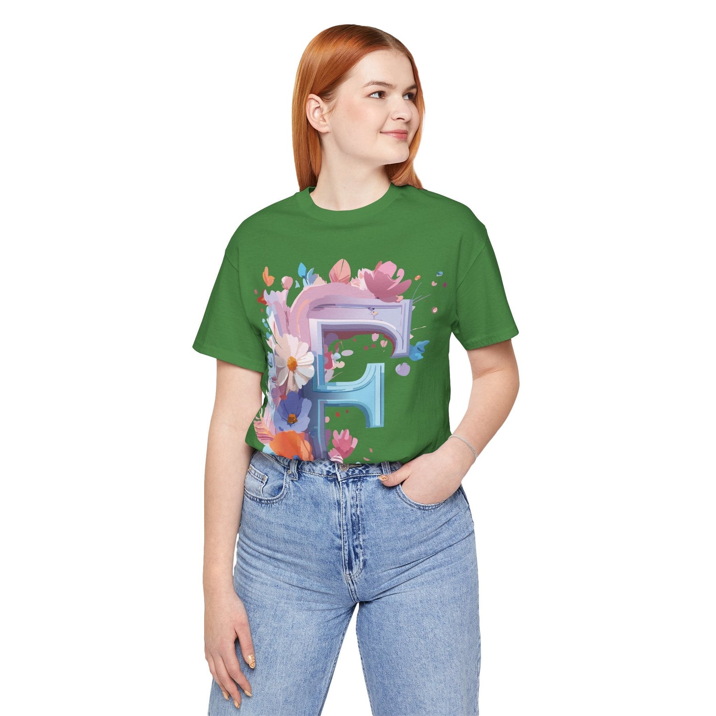 Letter F Shirt Graphic Tee Unisex Vintage Inspired Artwork From Adelpha Premium Short Sleeve