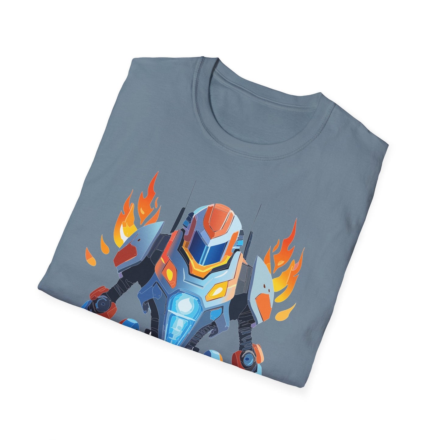 Cyborg Tee Unisex Robot Shirt Terminator Shirt Art Design Gildan Softstyle 64000 Cotton Tee