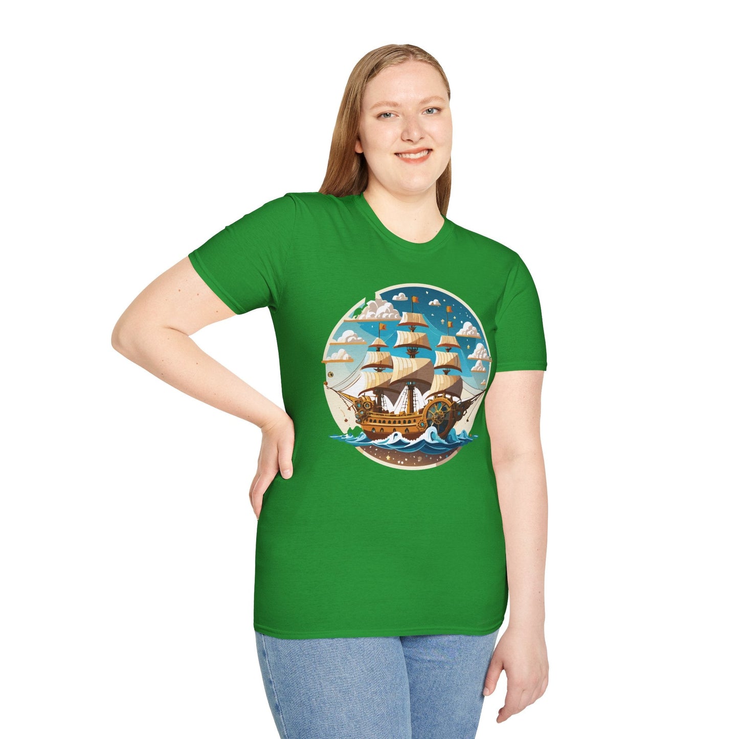 Ship T Shirts Frigate T Shirts Vessel Tee Shirt Unisex Gildan Softstyle 64000 Premium