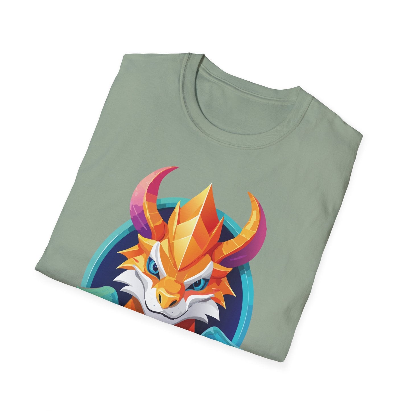 Dragon T Shirt Unisex Gildan Softstyle 64000 Comfortable Cotton Tee With Animal Design