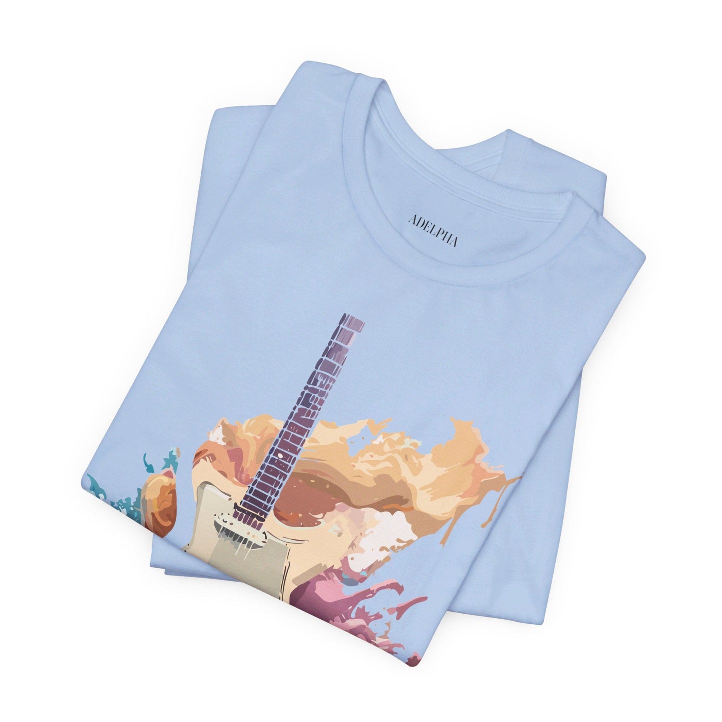 Adelpha Graphic Music T Shirt Unisex Vintage Inspired Art Tee With Original Artwork
