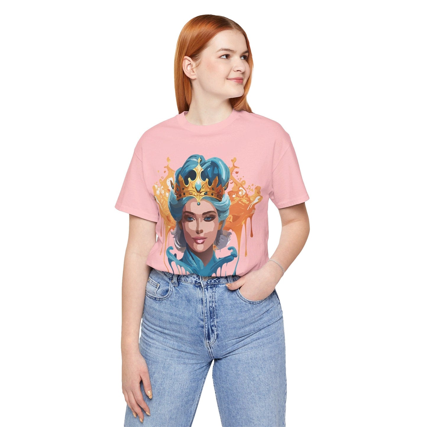 Queen Woman Portrait Graphic Unisex 100 Cotton Vintage Artwork Tee 17