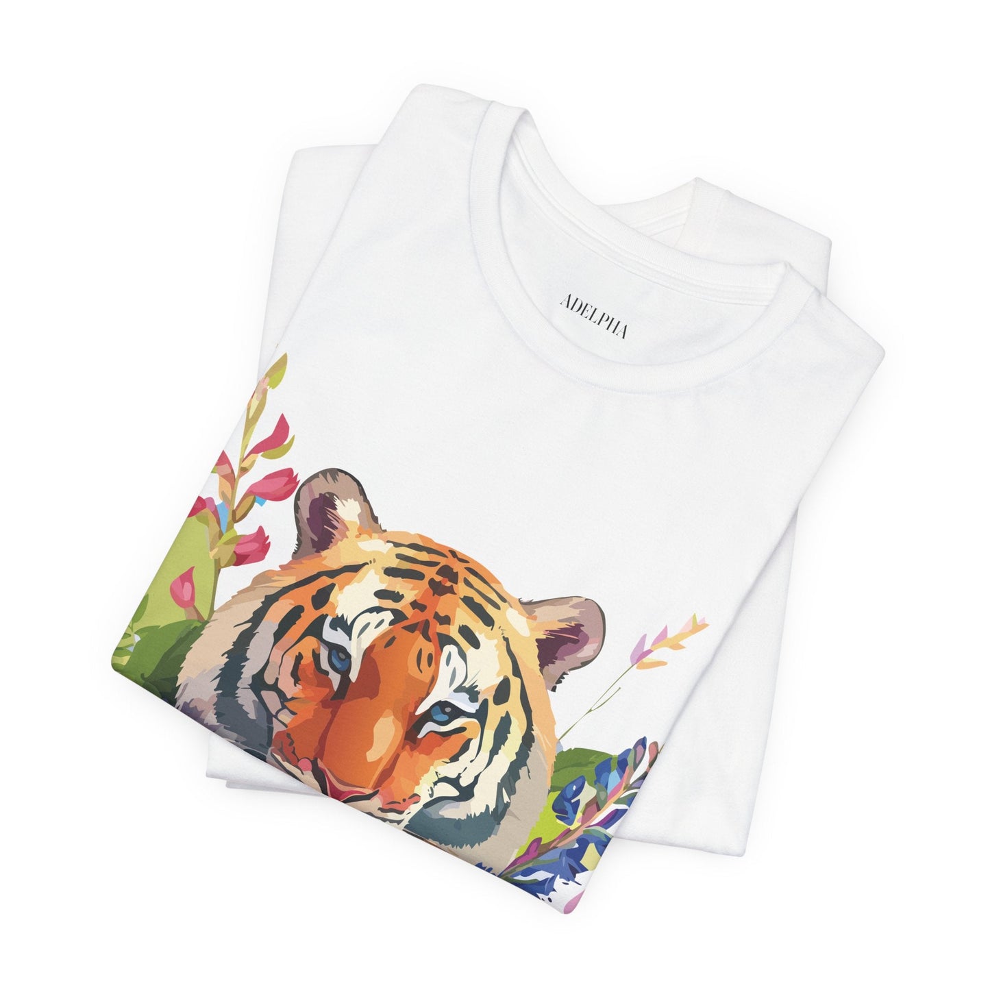 Tiger Shirt Unisex Jersey Short Sleeve Graphic Tee With Vintage Inspired Artwork From Adelpha