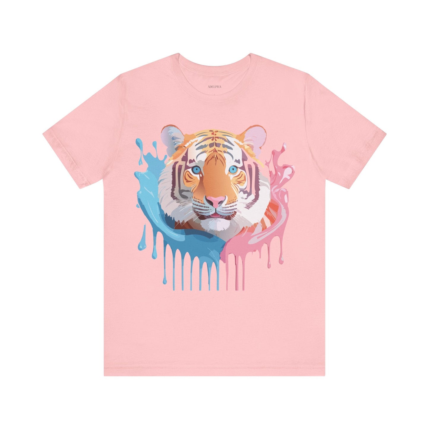 Tiger Graphic T Shirt Unisex Short Sleeve Tee By Adelpha Artwork Vintage Inspired