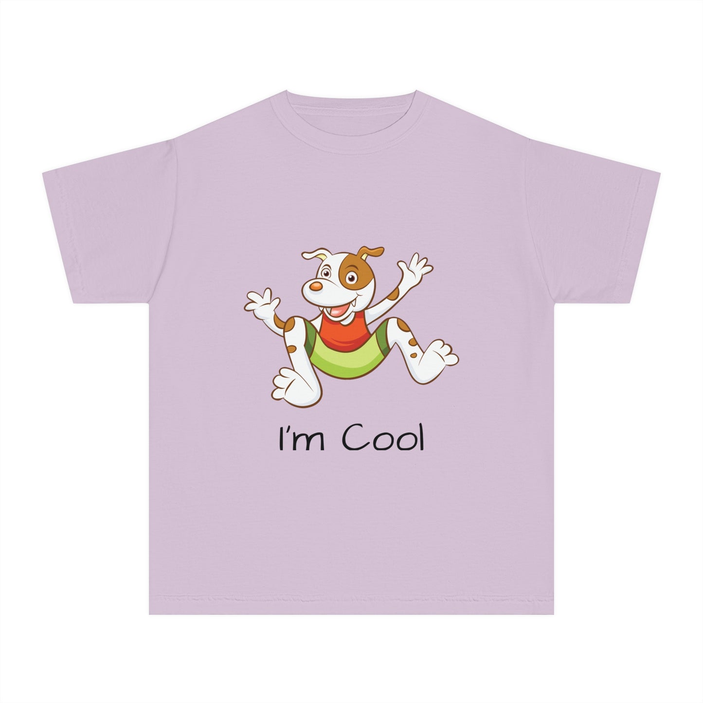 Youth Tee Shirt with Cool Dog