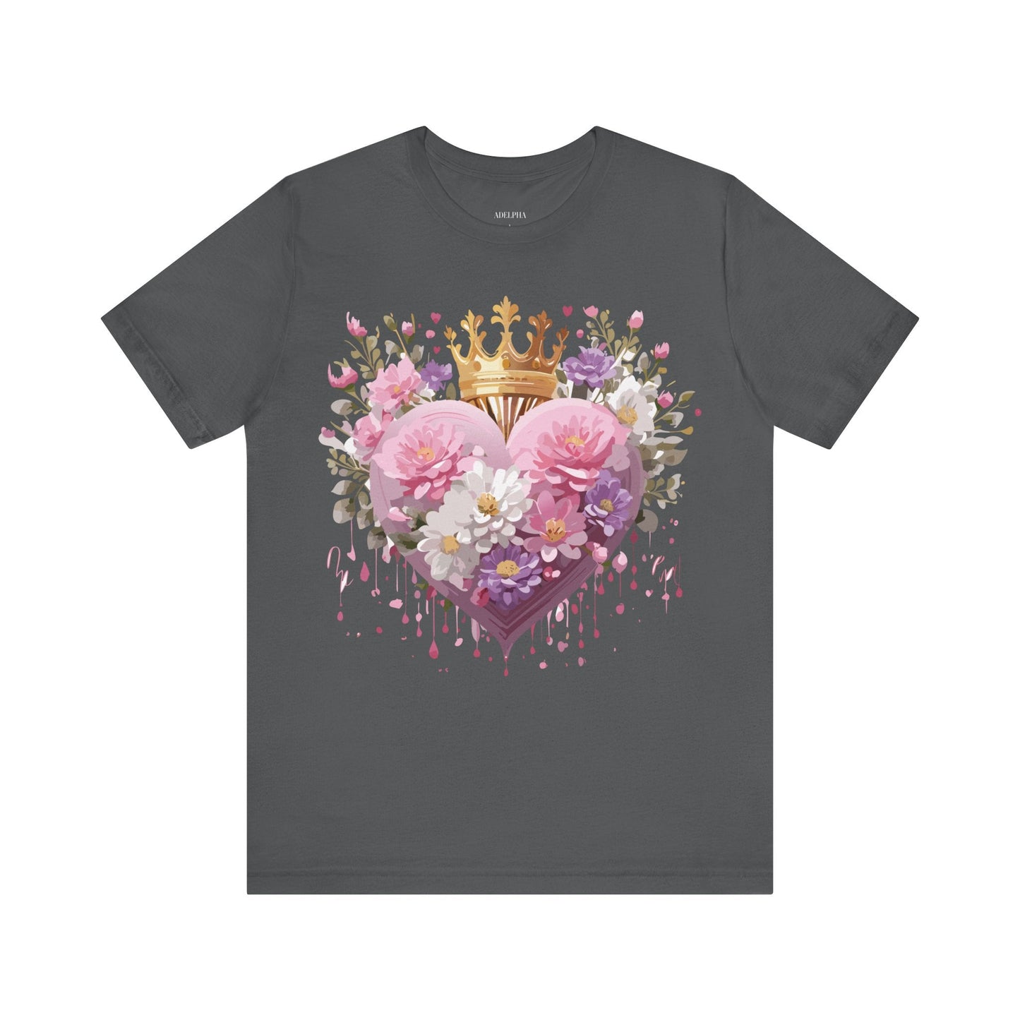 Valentine Graphic T Shirt Unisex Jersey Short Sleeve Adelpha Art Design Tee Vintage Inspired