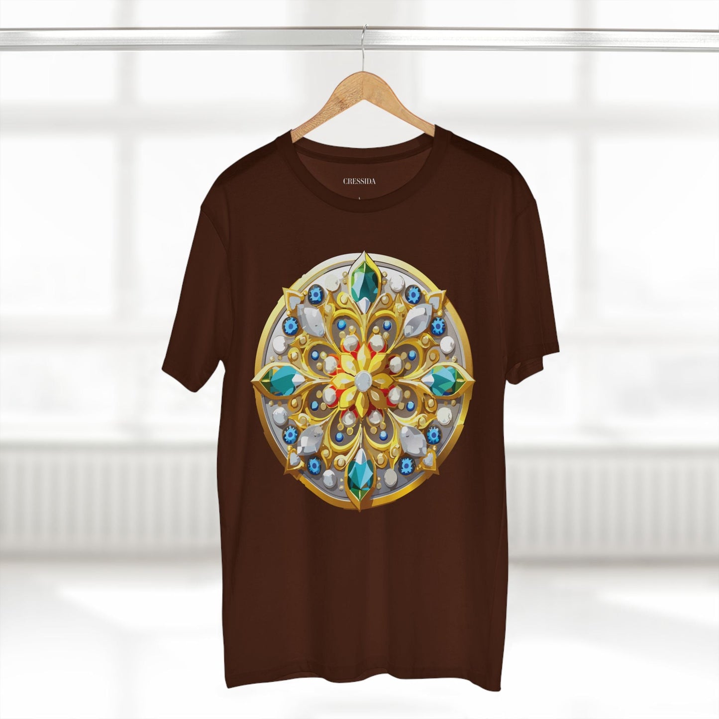 Medallion Graphic T-Shirt Unisex 100 Cotton With Gold Art Design Medal Tee 2