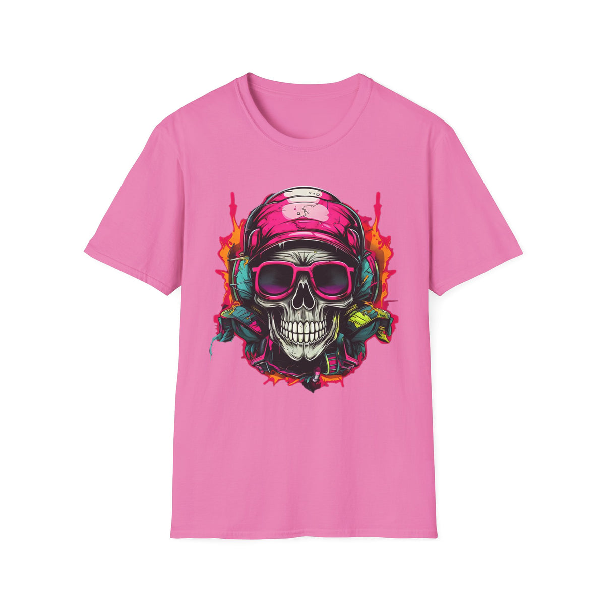 Skull Skeleton Graphic Tee Gildan Unisex 100 Cotton Tee Shirt h43