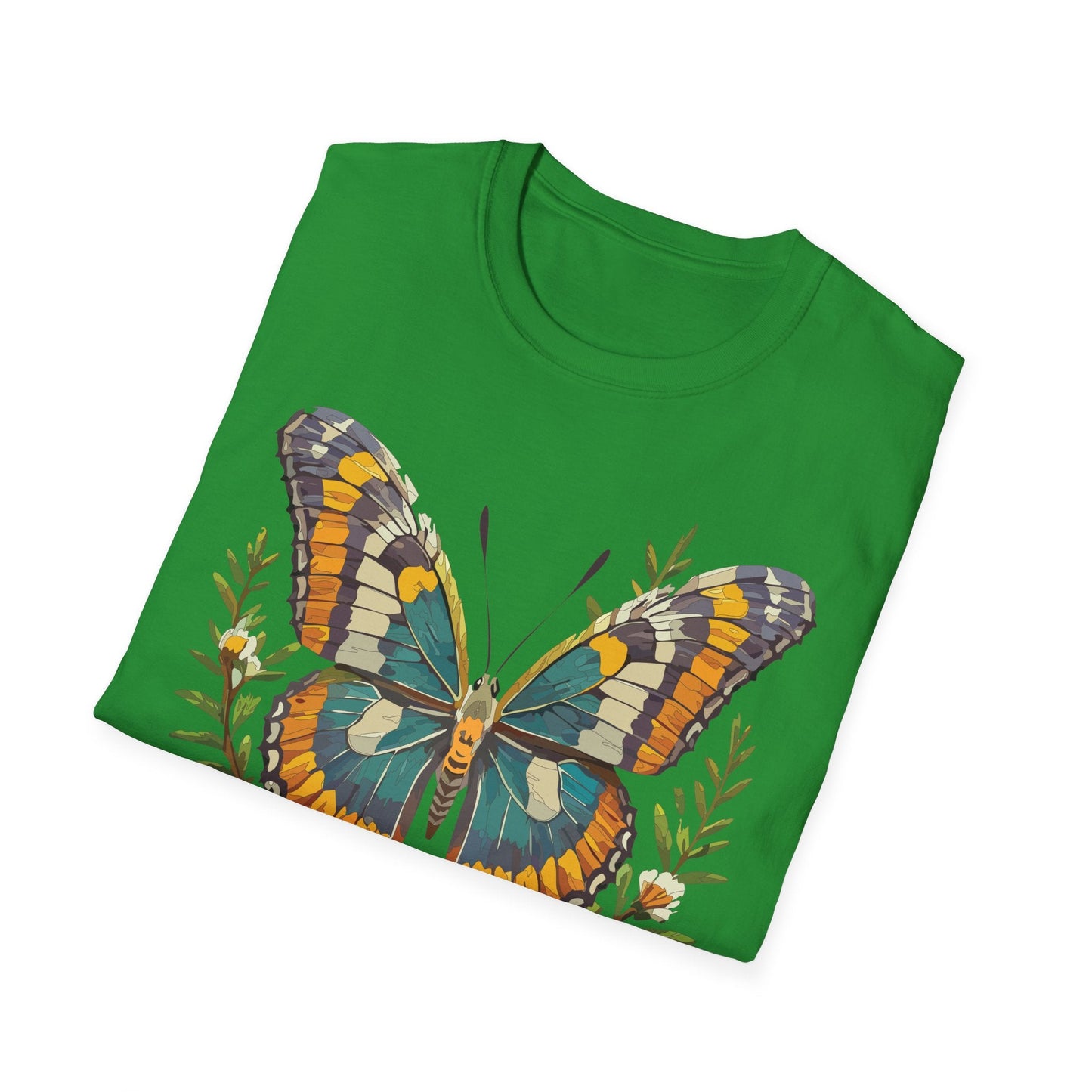Monarch Butterfly Shirt Unisex T Shirt Softstyle 100 Percent Ring Spun Cotton Comfort