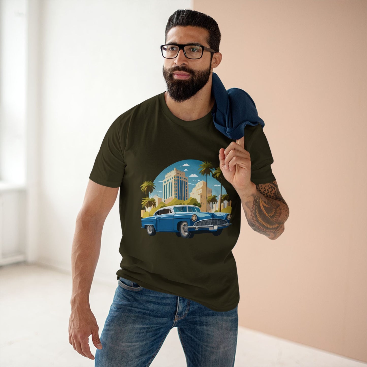 Retro Car Shirt Unisex Vintage Car Tee With Original Artwork RC23 Premium Cotton