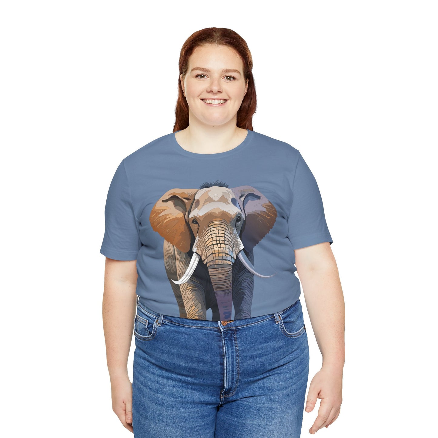 Unisex Animal Art Design Tee Shirt With Wildlife Animals Short Sleeve Everyday Comfort