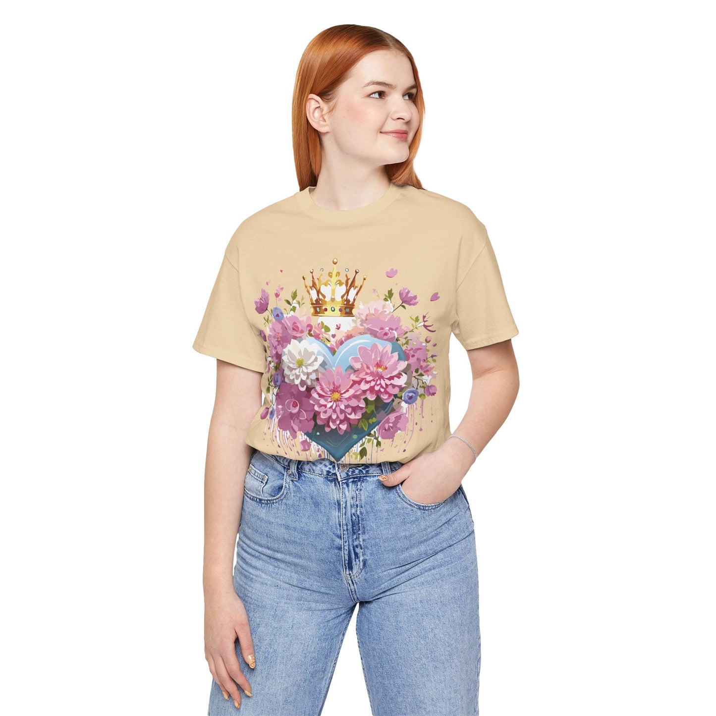 Valentine Shirts Unisex Graphic T Shirt From Adelpha Vintage Inspired Artwork Short Sleeve Tee