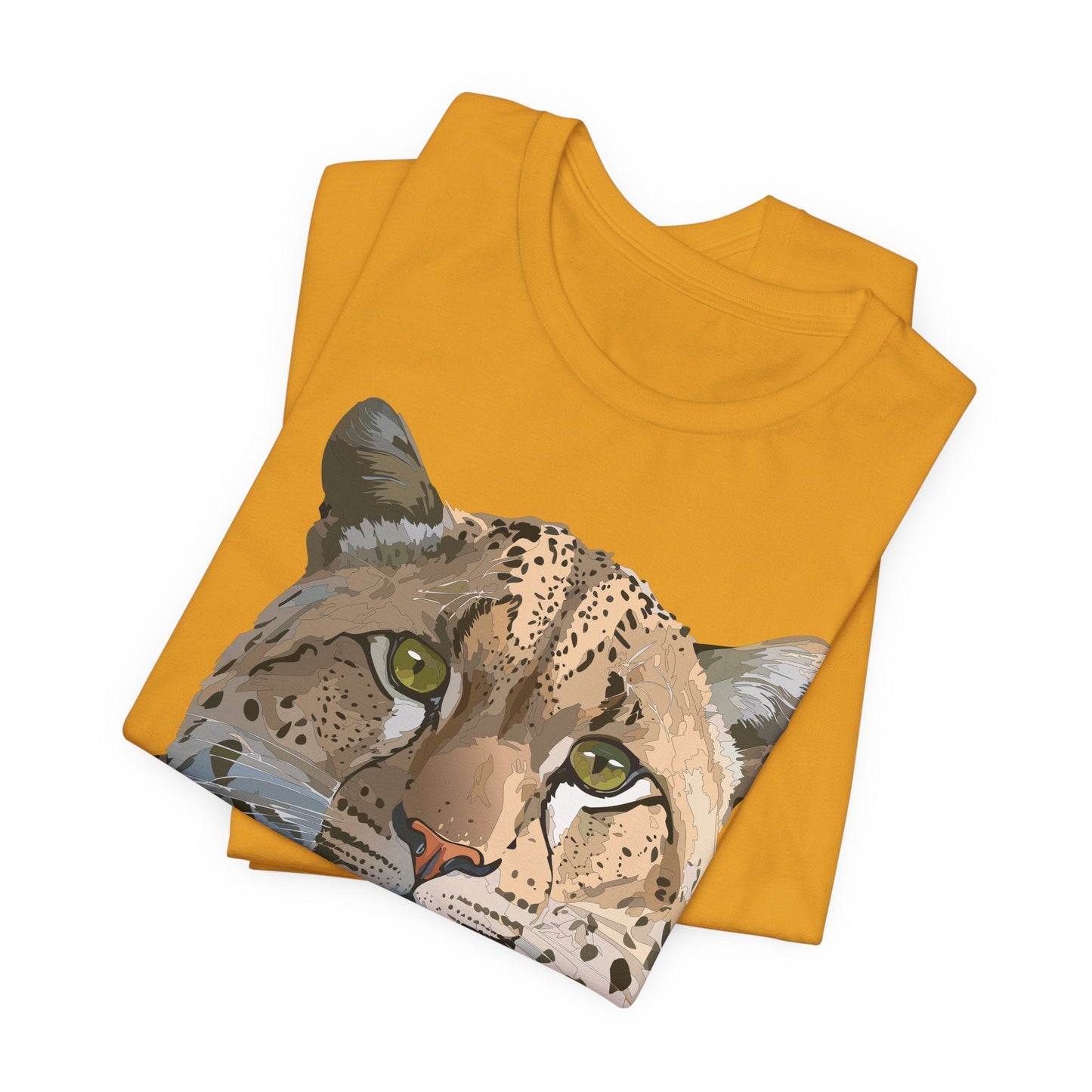 Unisex Animal Shirt With Animals Art Design Tee Short Sleeve Wildlife Print Tee Shirt