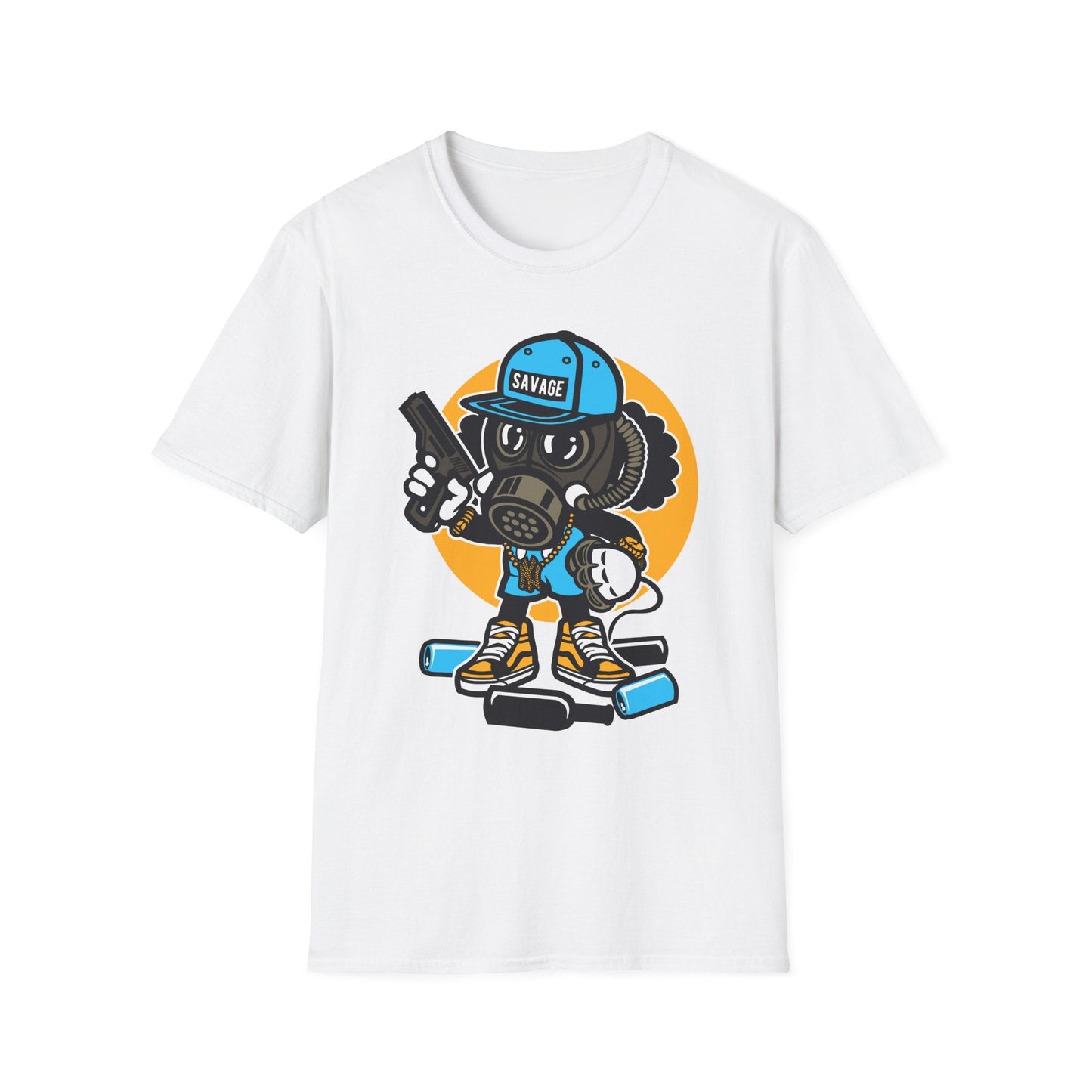 Cartoon T Shirt Animation T Shirt Funny Tee Shirt Unisex Gildan Softstyle Cotton Tee 64000