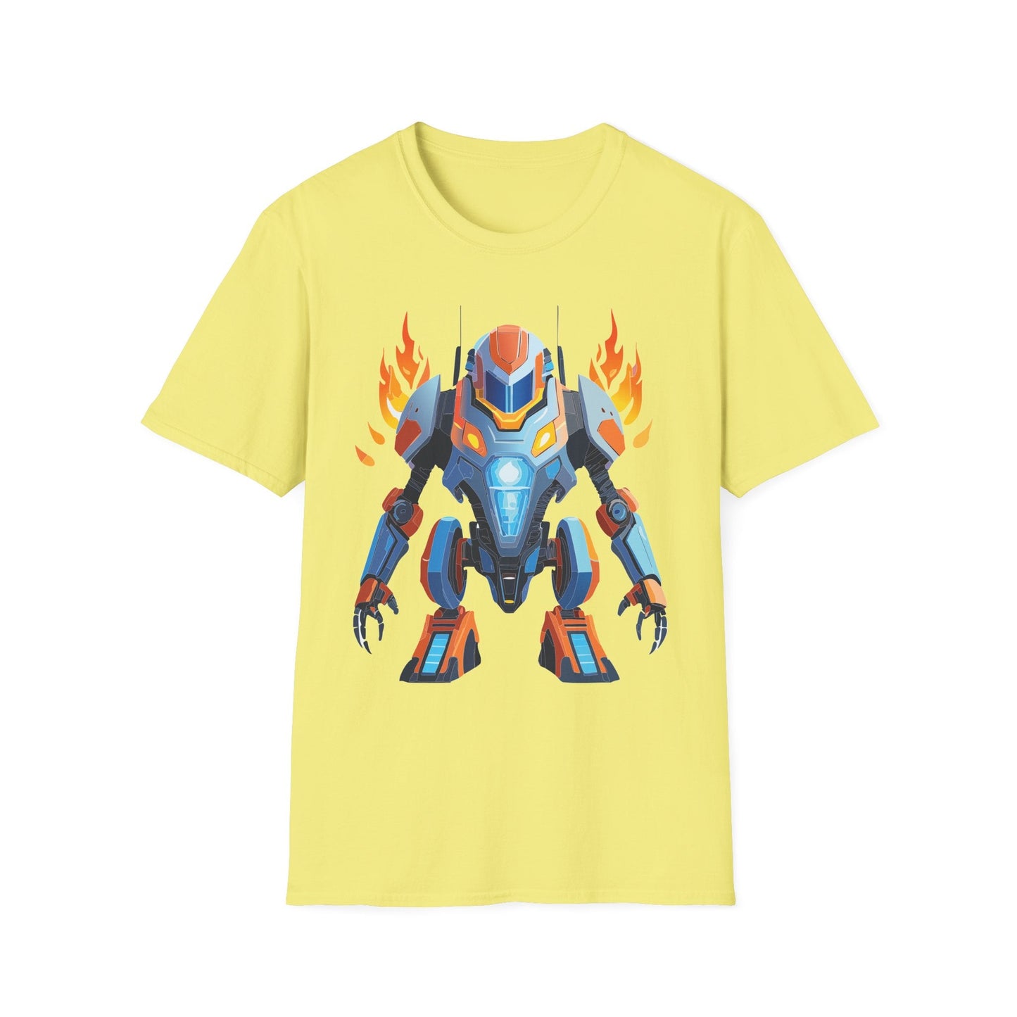 Cyborg Tee Unisex Robot Shirt Terminator Shirt Art Design Gildan Softstyle 64000 Cotton Tee