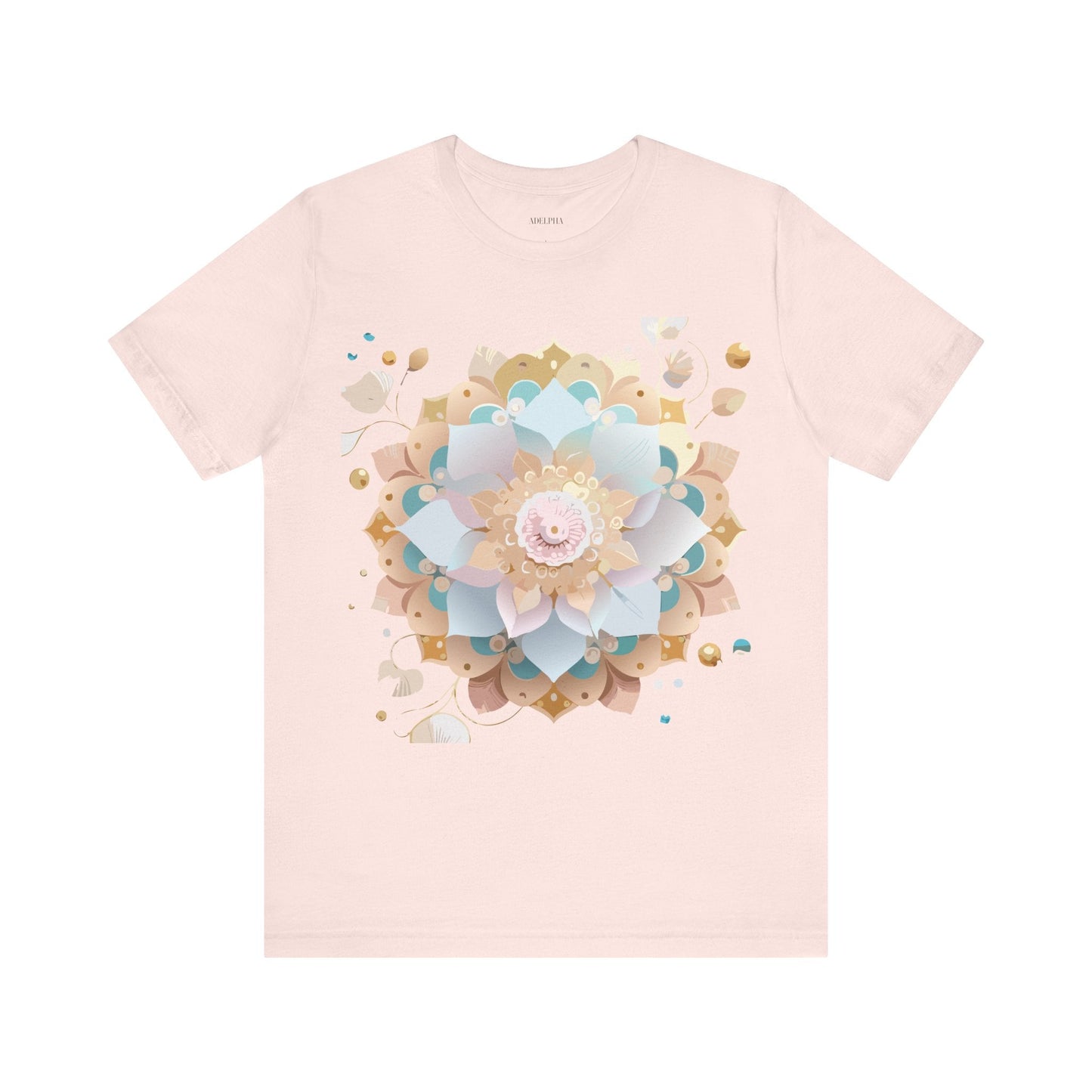 Mandala Graphic Unisex 100 Cotton Vintage Floral Artwork Tee 9