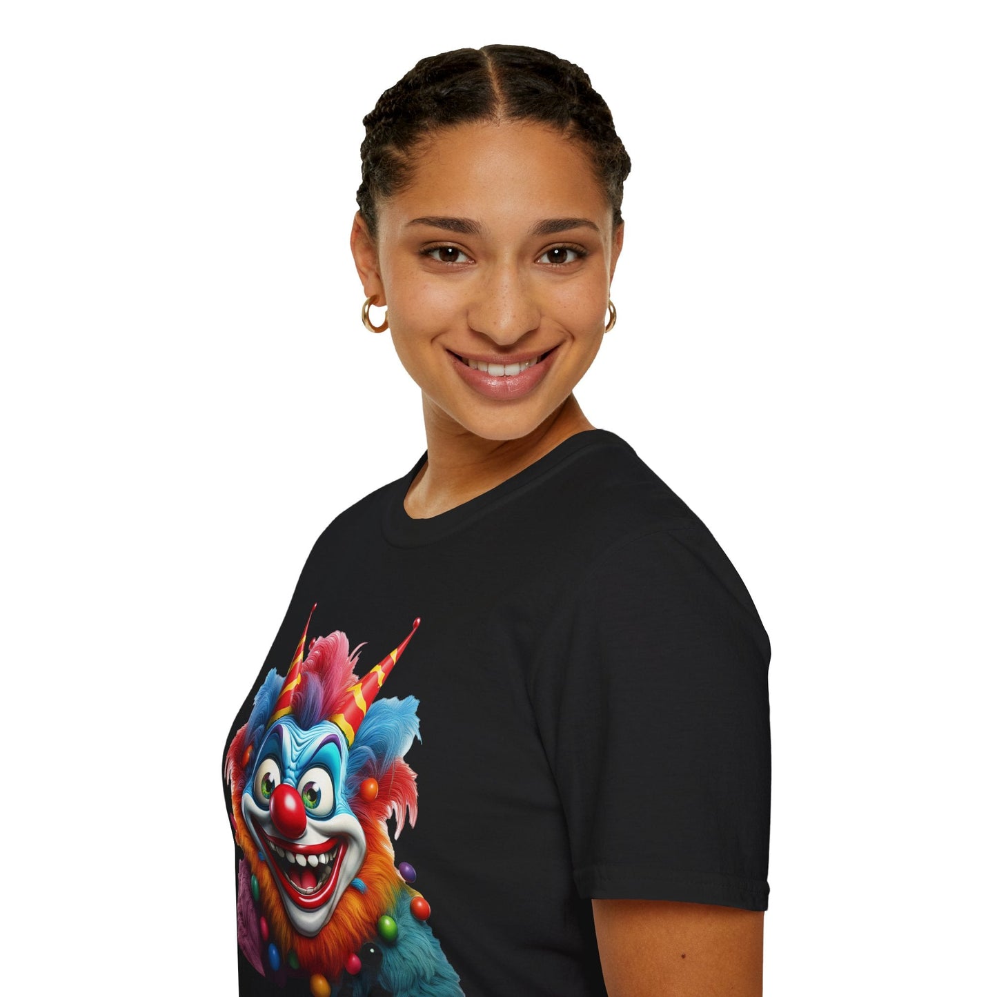 Clown Shirt For Men And Women Funny Circus Tee Scary Man Shirt Unisex Softstyle Tee