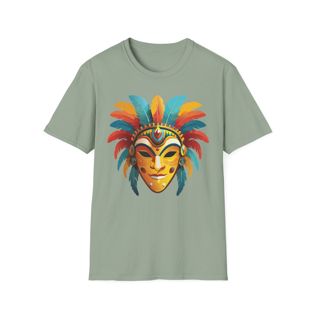 Mask Masquerade Carnival Graphic Tee Gildan Unisex 100 Cotton Tee Shirt m37