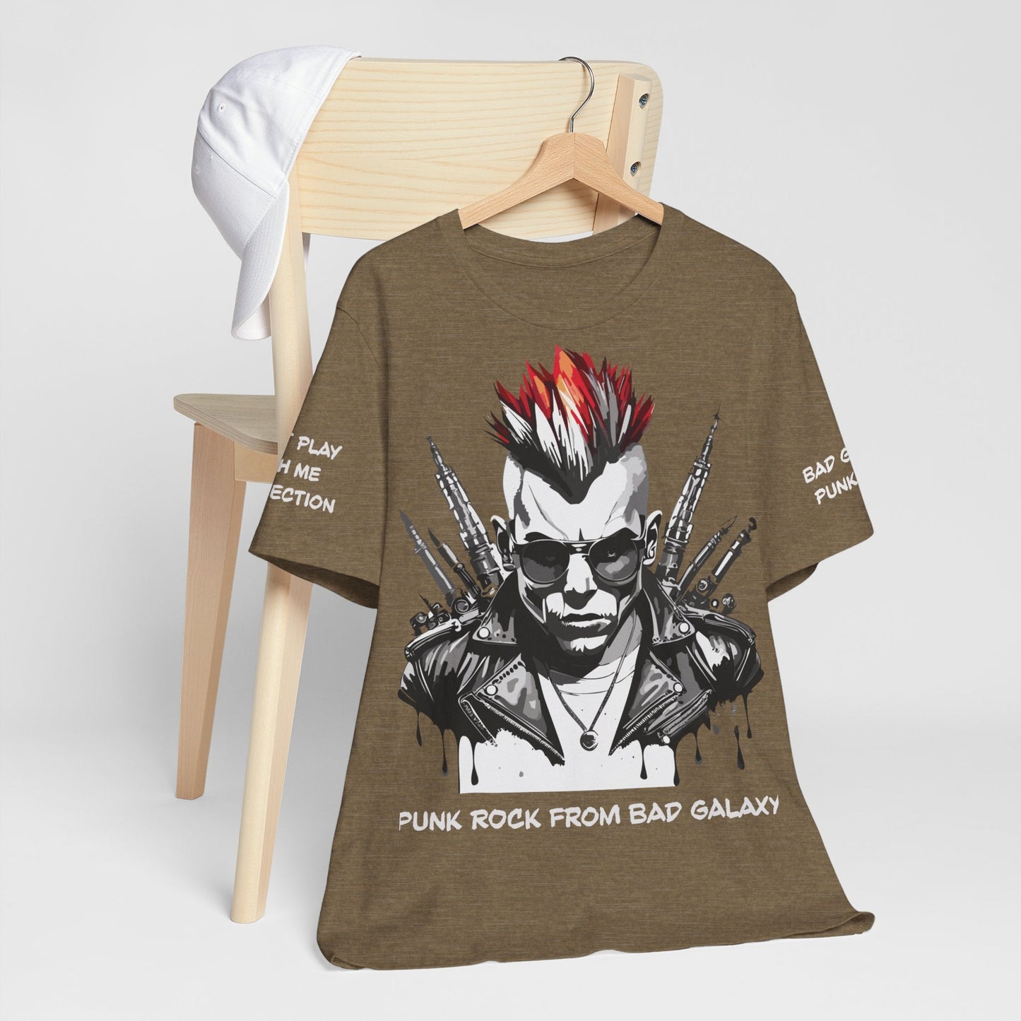 Punk Rock Tee Shirt Made In USA 100 Cotton Eco Friendly Inks Durable Stitching Quality