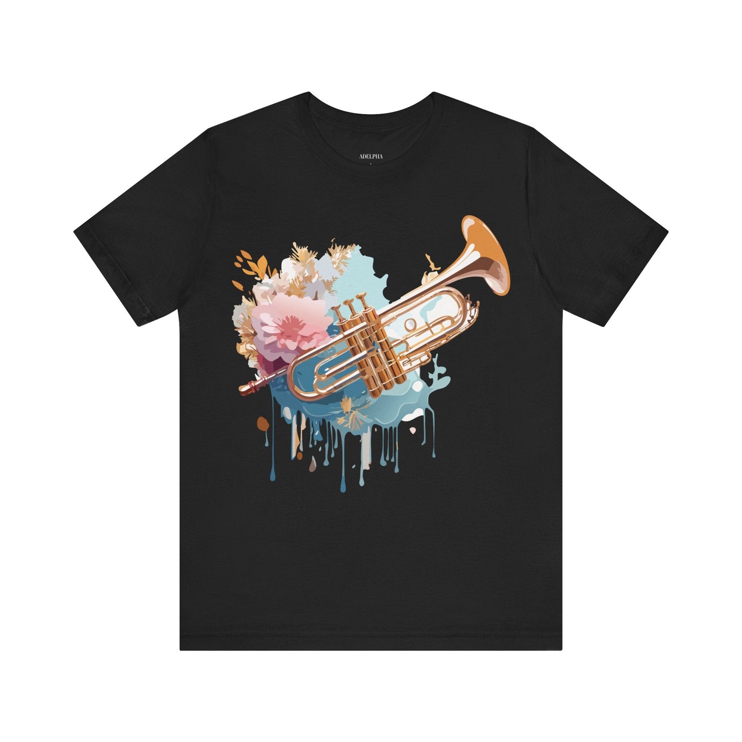 Unisex Graphic T Shirt Adelpha Music Tee Vintage Inspired Art Design Short Sleeve
