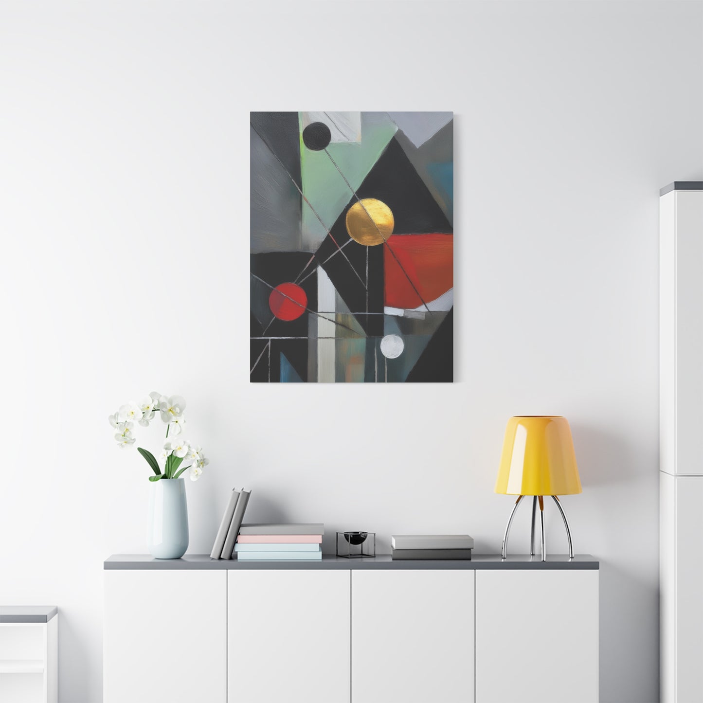 Abstract Oil Painting Print Canvas 20x24,20x30,24x30 24x32,24x36,30x40 32x48,36x48,40x60 Pine-Wood Inner Frame ABS-159