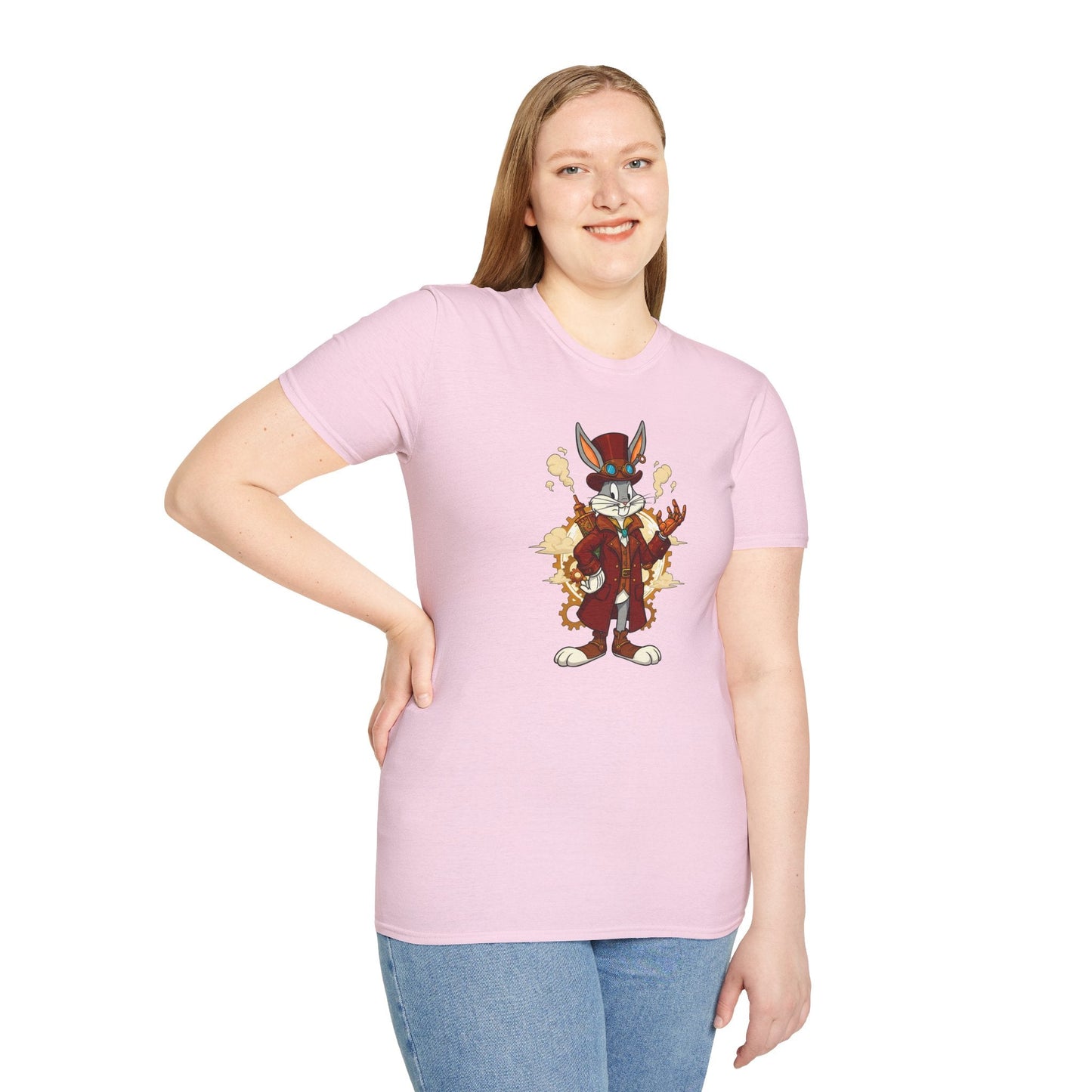 Bugs Bunny Shirt Cartoon T Shirt Unisex Gildan Softstyle 64000 Cotton Tee For Animation Fans