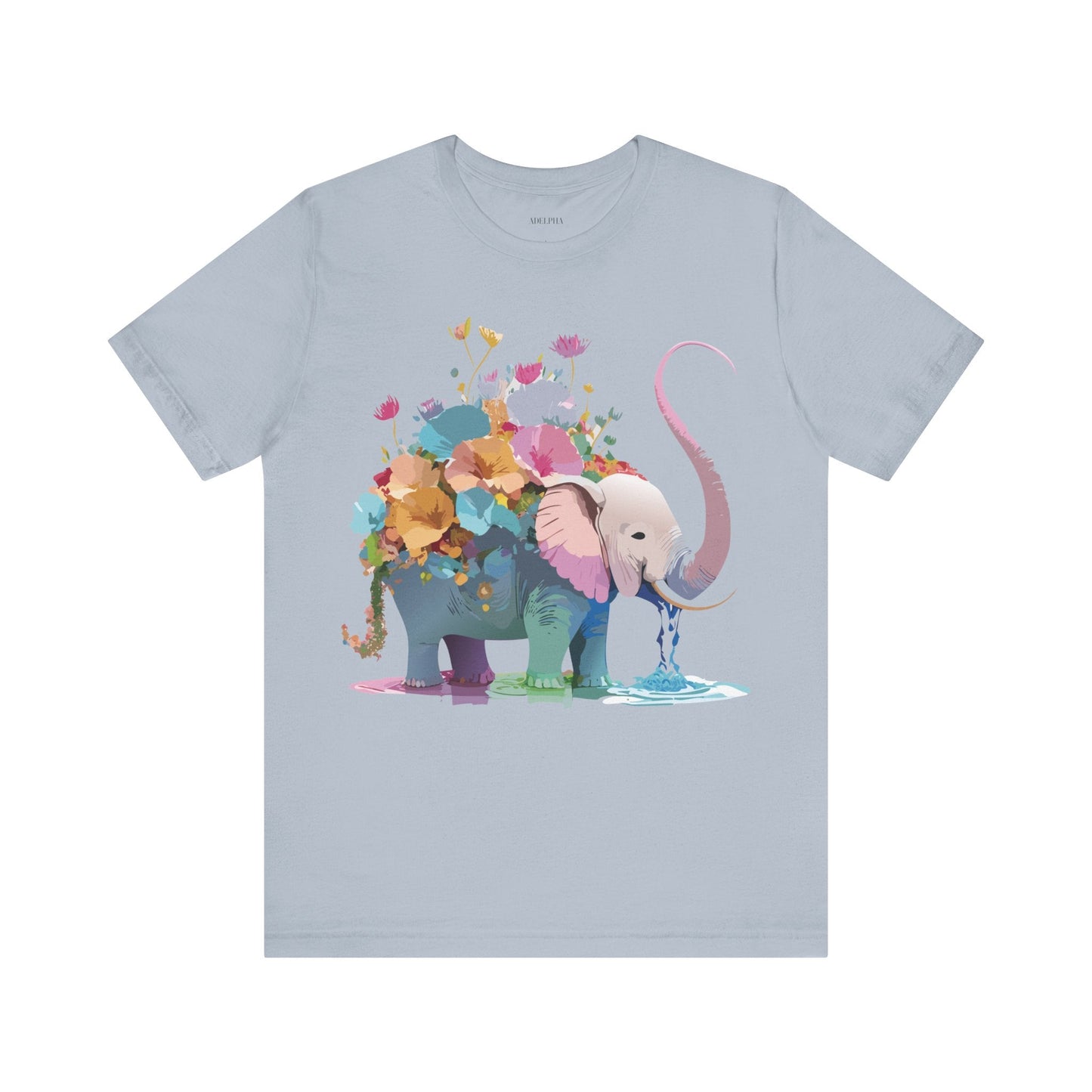 Elephant Graphic Unisex 100 Cotton Jersey Vintage Art Design Tee 13