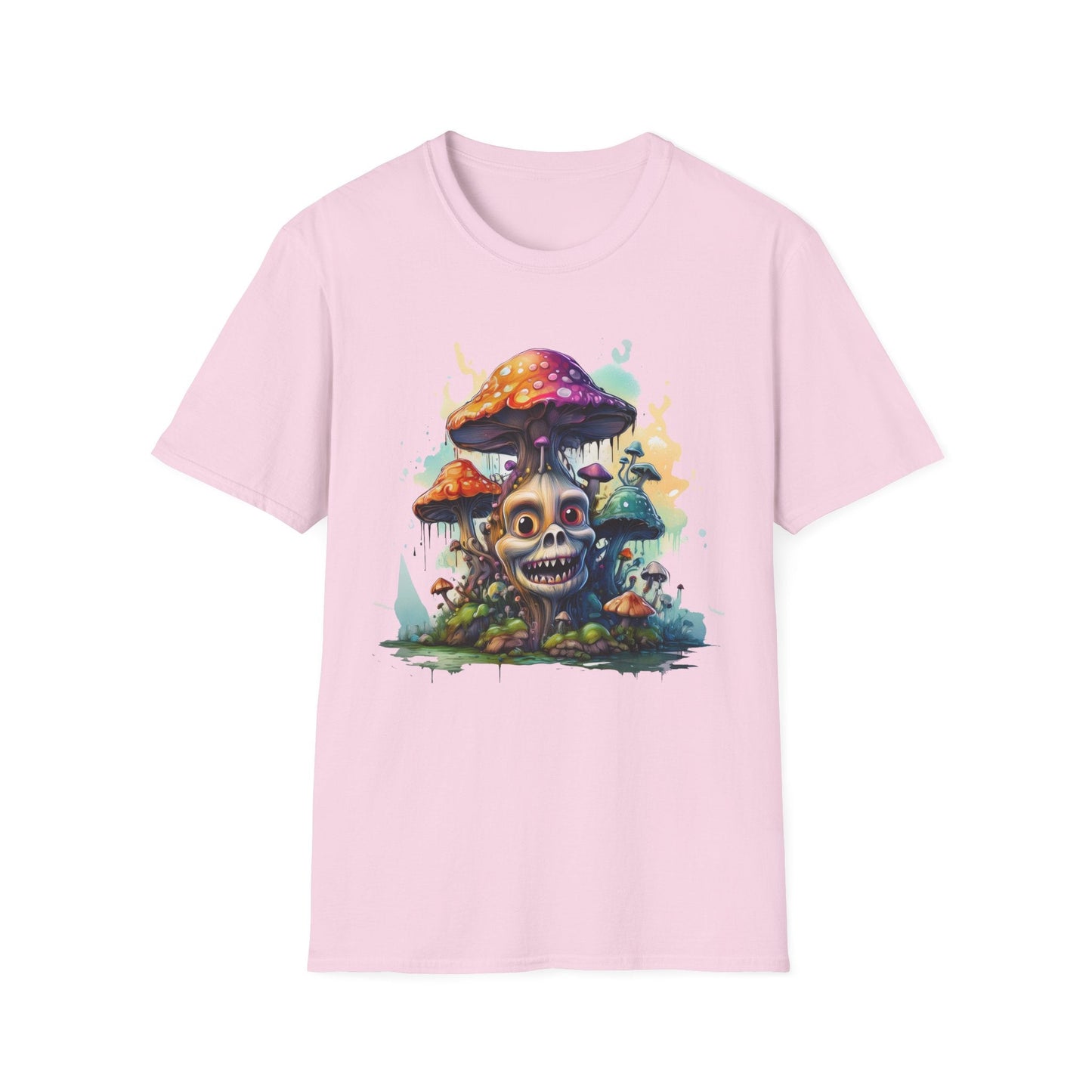 Mashroom Tee Shirt Unisex Graphic Mashroom Tee Fun Fungus Design Softstyle 64000