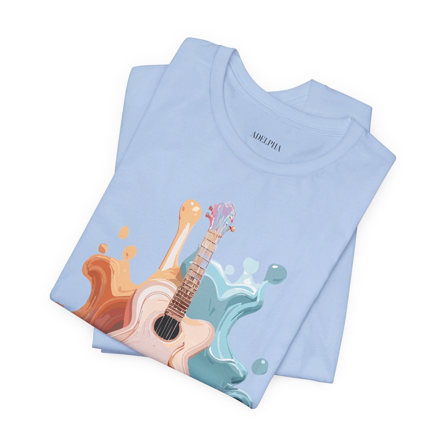 Music Graphic T Shirt Unisex Jersey Short Sleeve Adelpha Art Design Tee Vintage Inspired Artwork