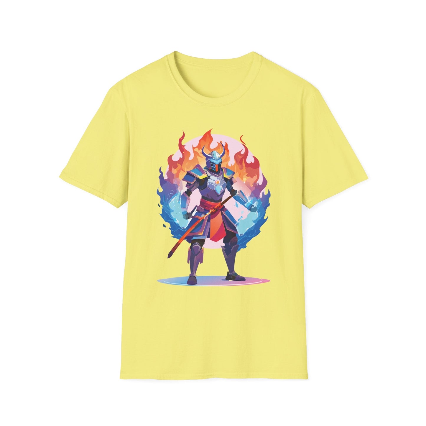 Samurai Shirt Unisex Gildan Softstyle 64000 Tee 100 Percent Cotton Comfortable Tee