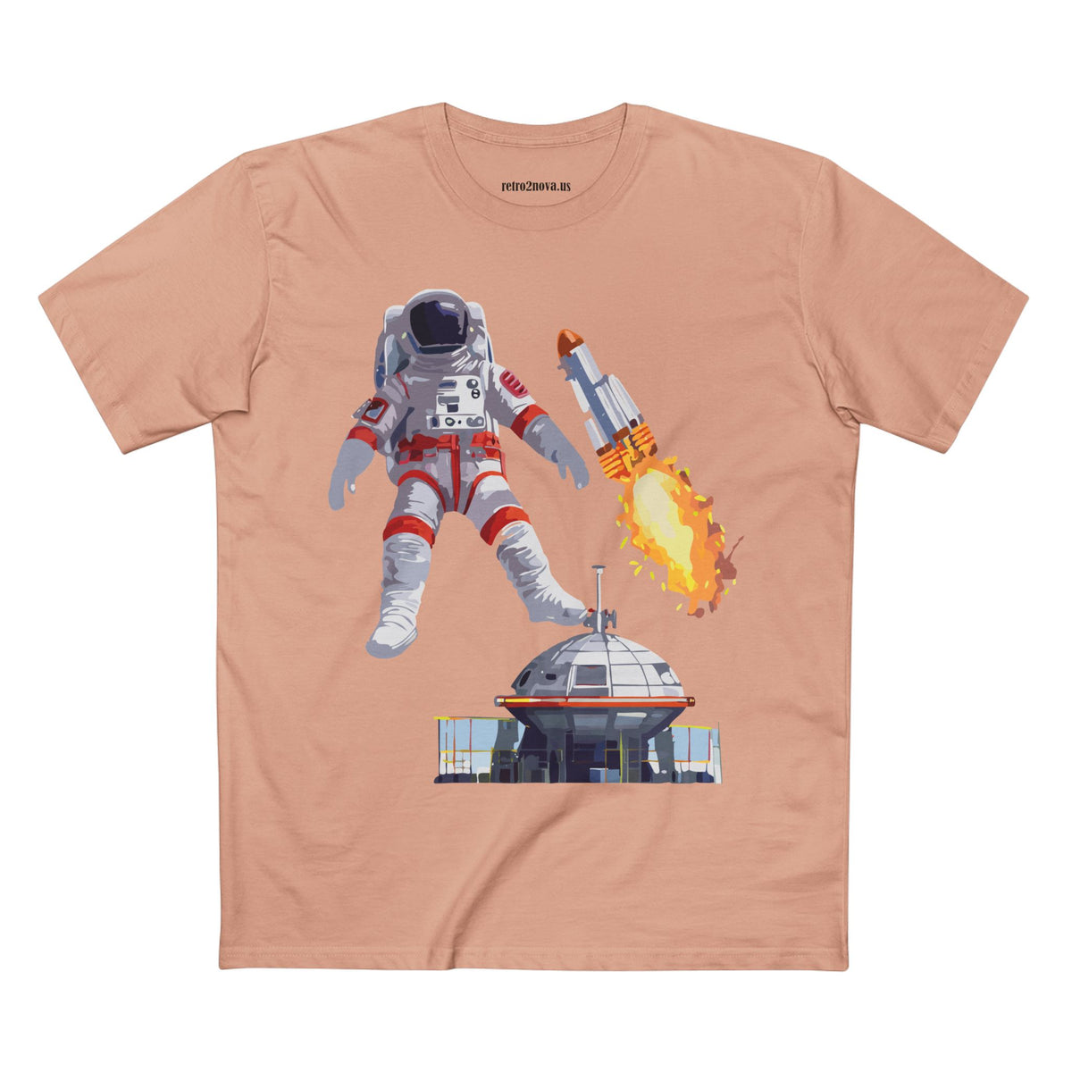 Cosmos Astronaut Graphic Tee Staple Unisex 100 Cotton Tee Shirt - CS-41