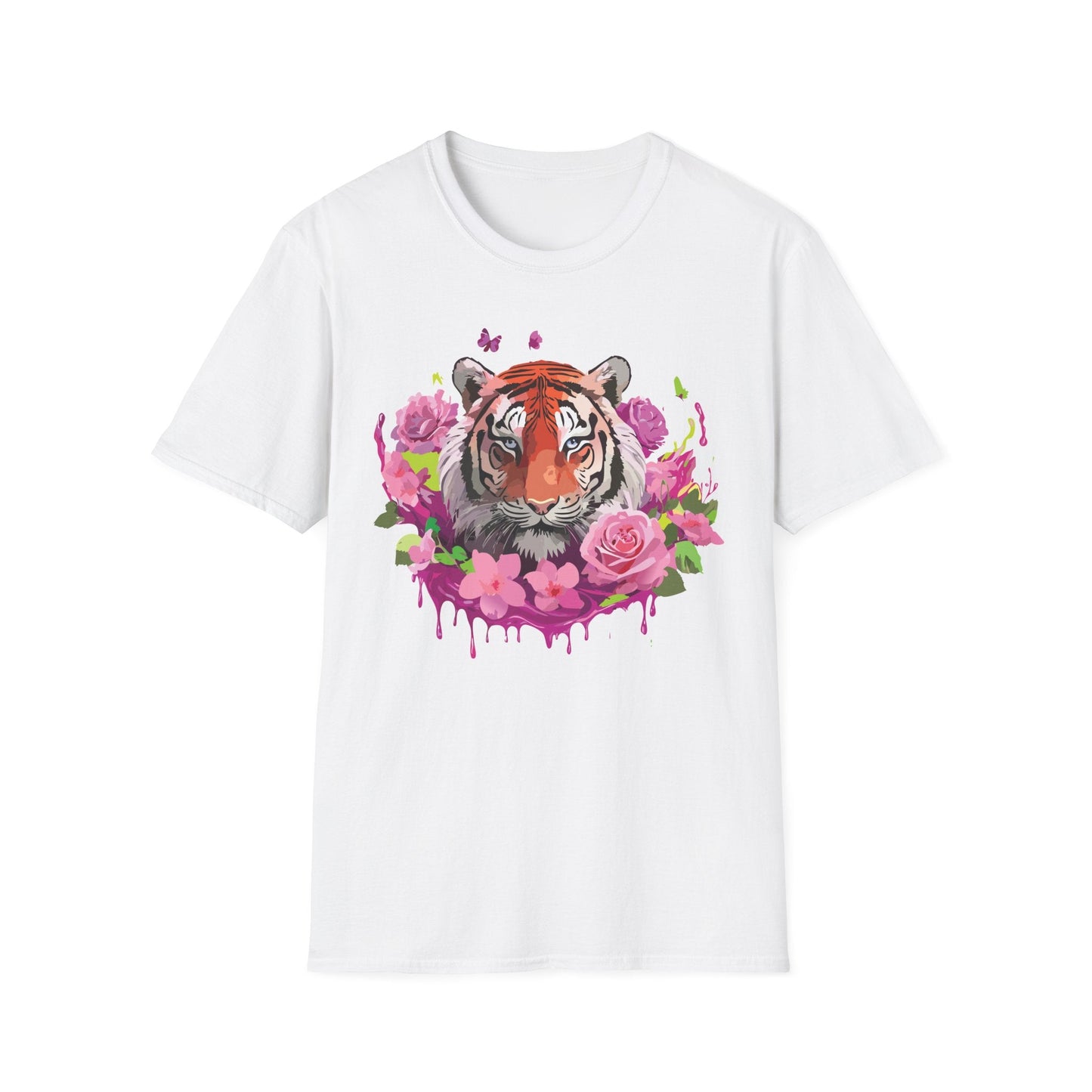 Tiger Shirt Unisex Tee Gildan Softstyle 64000 Ring Spun Cotton