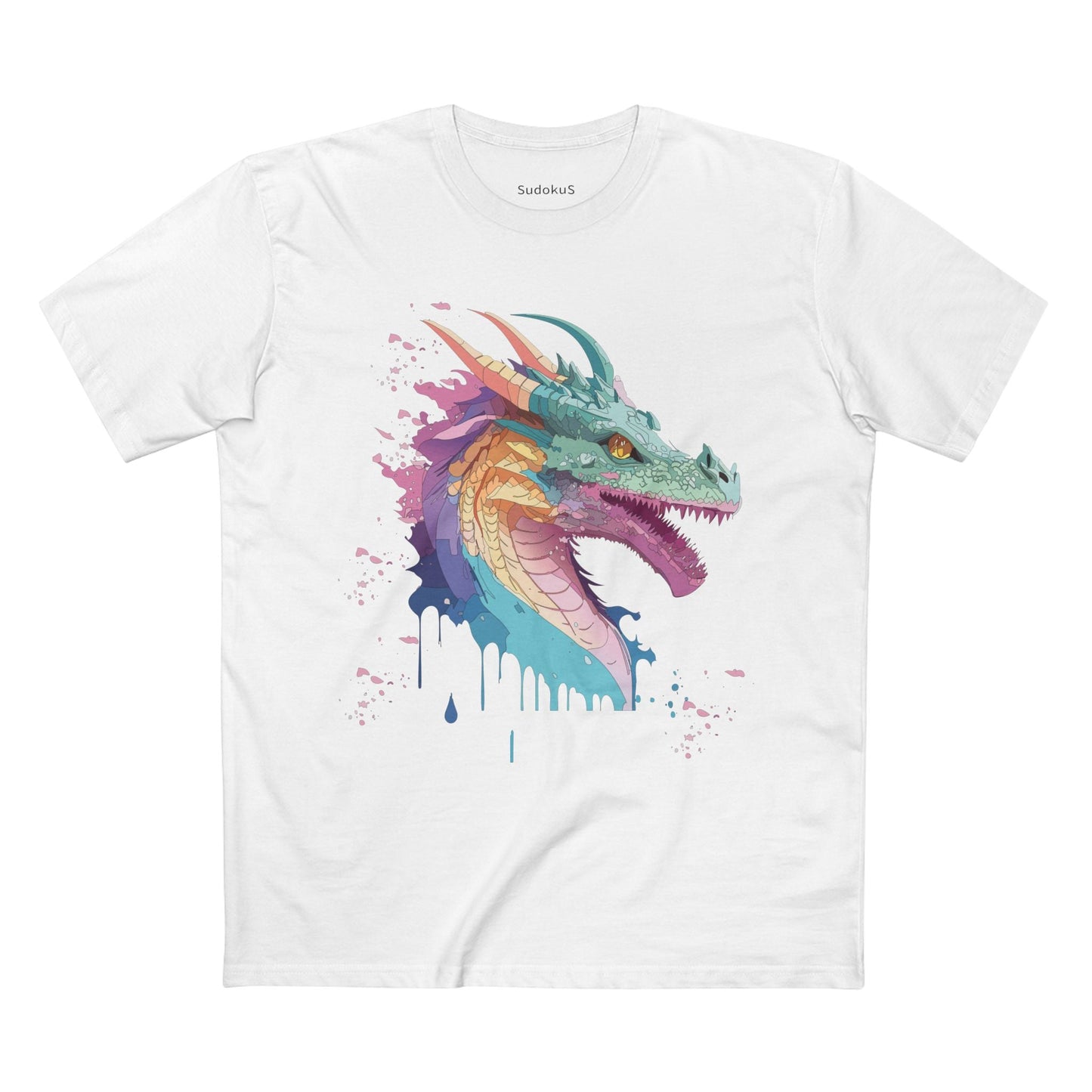 Dragon Graphic Unisex 100 Cotton Staple Tee 7
