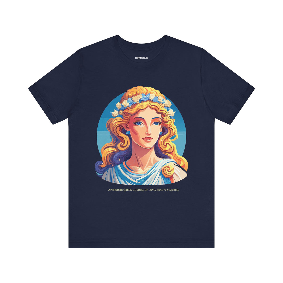 Goddess Graphic Unisex Cotton Bella+Canvas Tee with Aphrodite