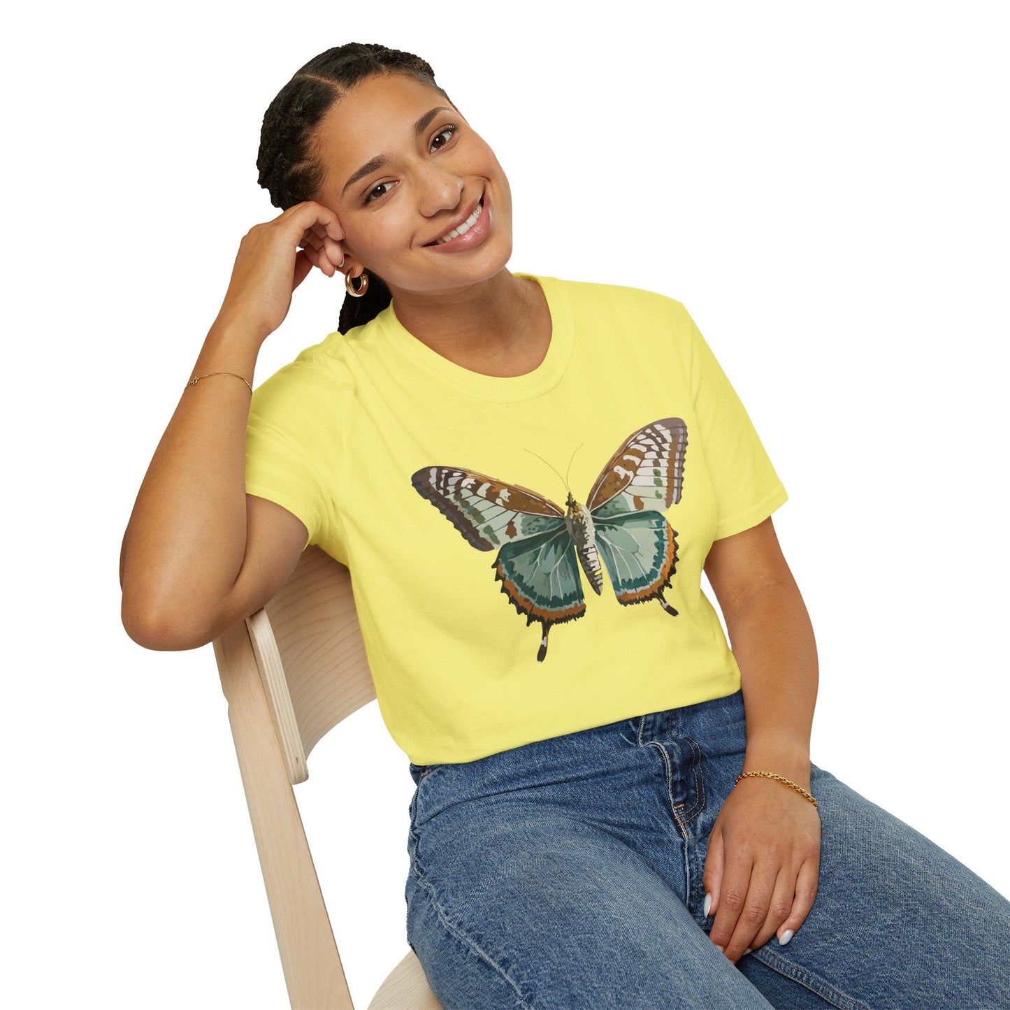 Butterfly Monarch Shirt Unisex Gildan Softstyle 64000 T Shirt 100 Percent Cotton
