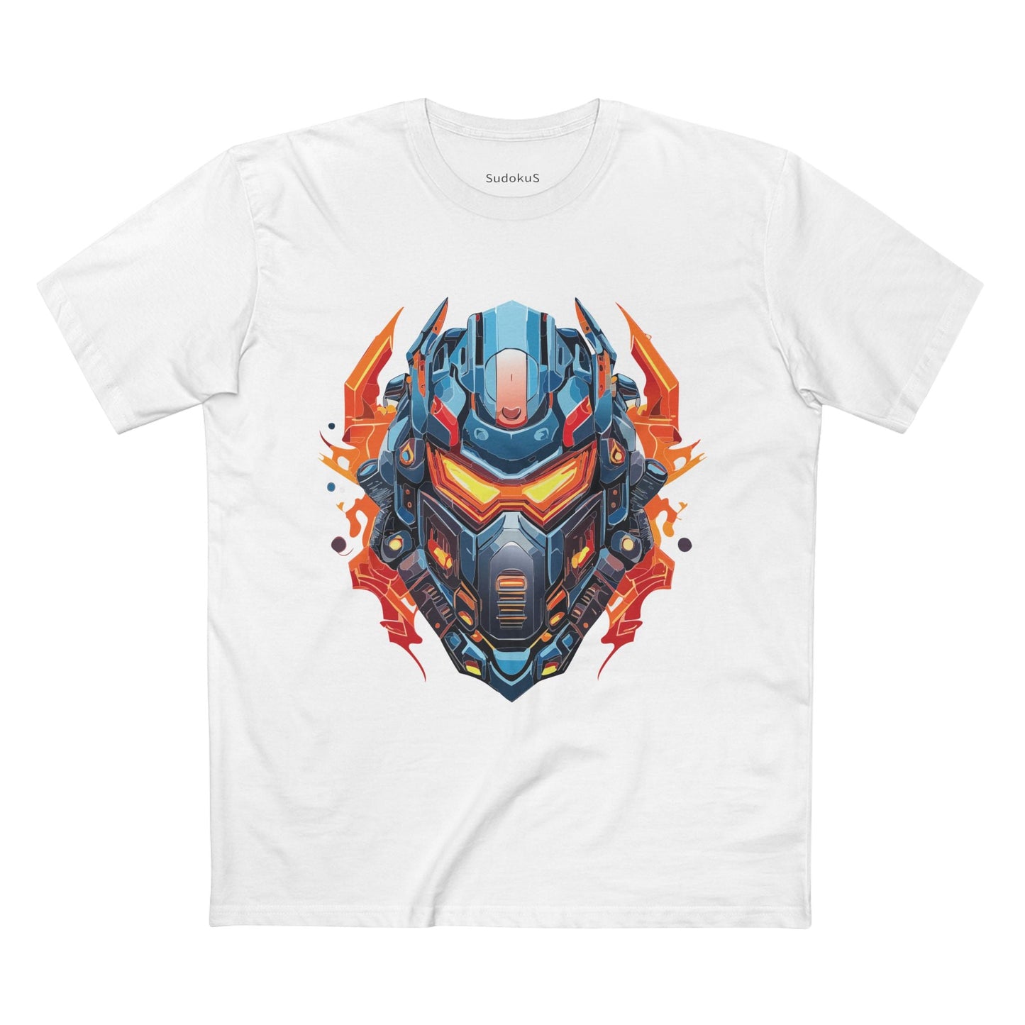 Cyborg Robot Graphic Unisex 100 Cotton Staple Tee 16