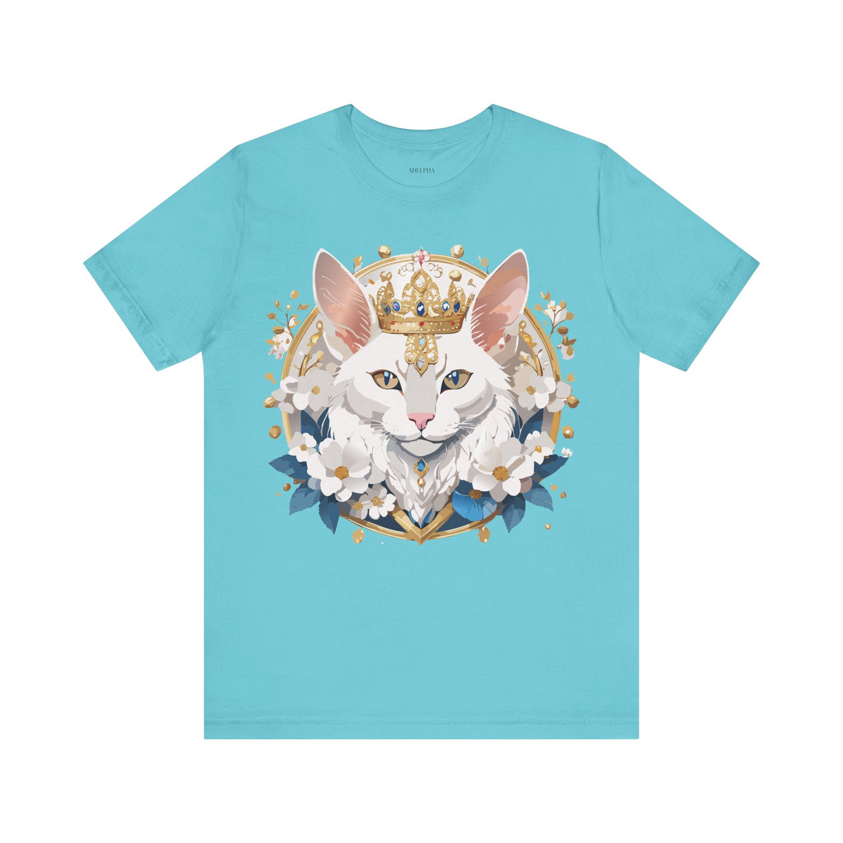 Medallion Graphic Unisex Cotton Bella+Canvas Tee with Art Design d35
