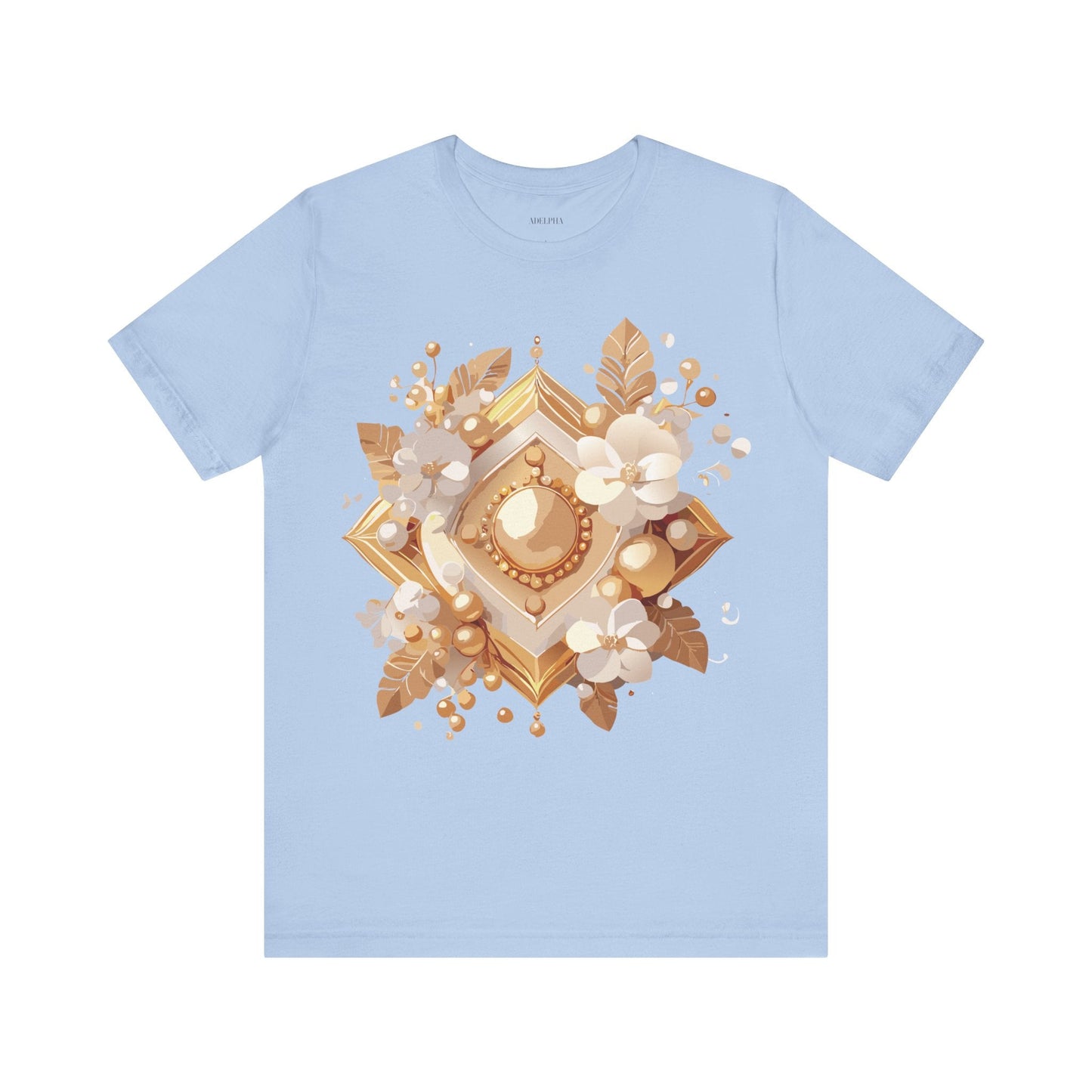 Jewelry Graphic Unisex 100 Cotton Vintage Treasure Art T-Shirt 28