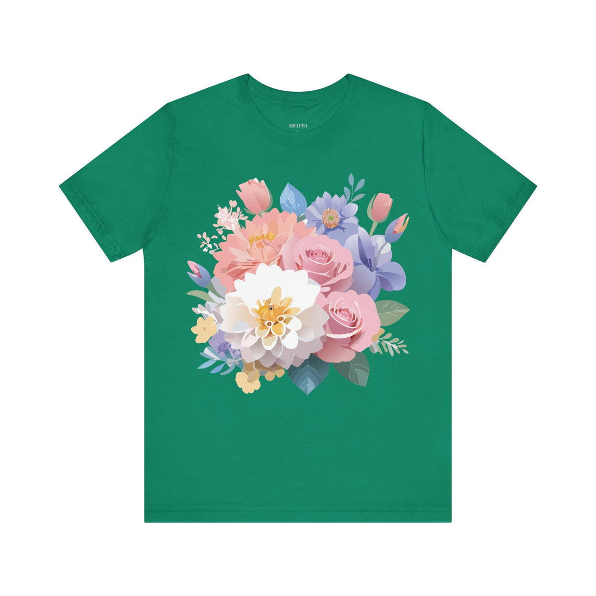 Floral Graphic Tee Shirt - Bella+Canvas Unisex 100 Cotton 29