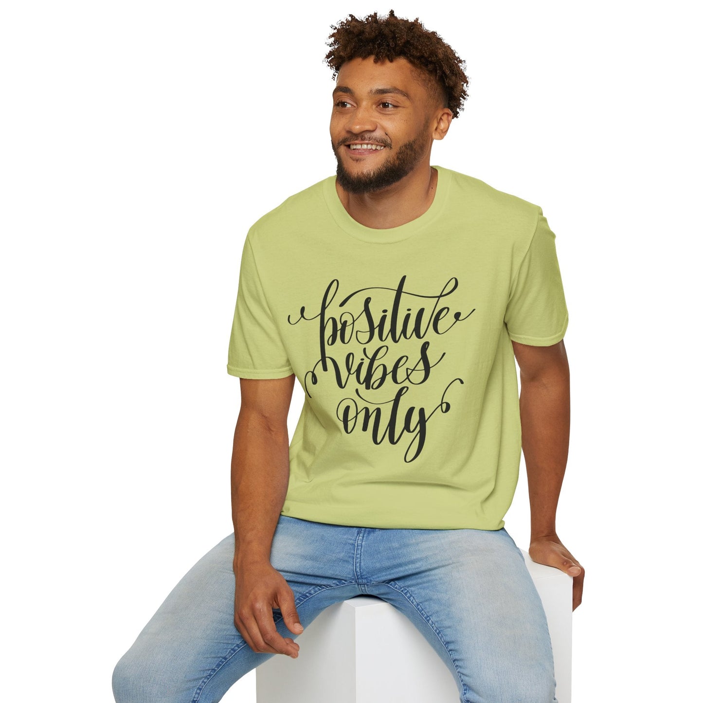 Positive Slogan T Shirts With Positive Words Unisex Short Sleeve Tee Gildan Softstyle 64000 Ring Spun Cotton