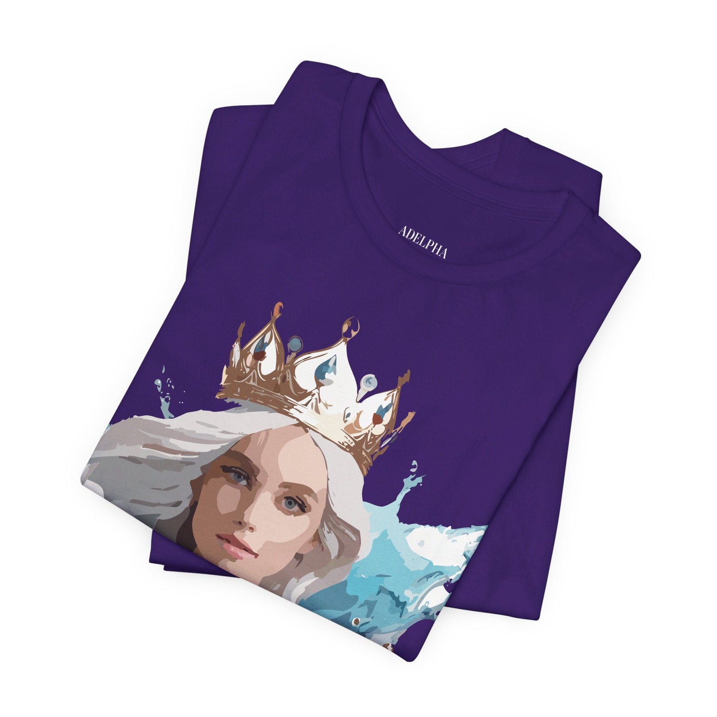 Queen Graphic T Shirt Unisex Jersey Short Sleeve Tee With Vintage Inspired Artwork Adelpha