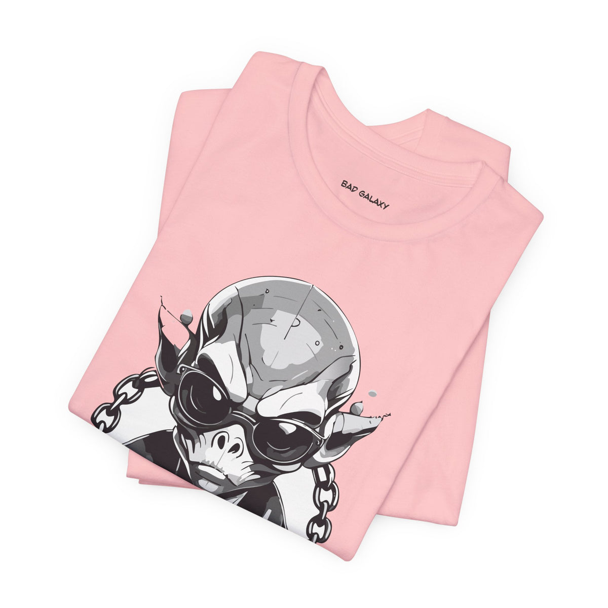 Alien Graphic Unisex Cotton Bella+Canvas Tee with Art Design b52