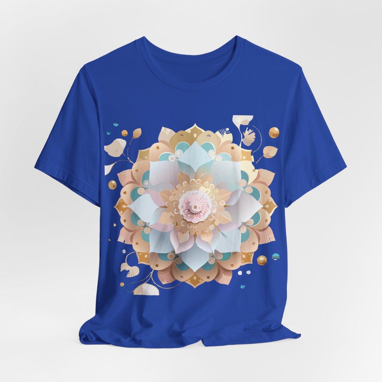 Mandala Graphic Tee Unisex Jersey Short Sleeve Featuring Vintage Inspired Adelpha Artwork