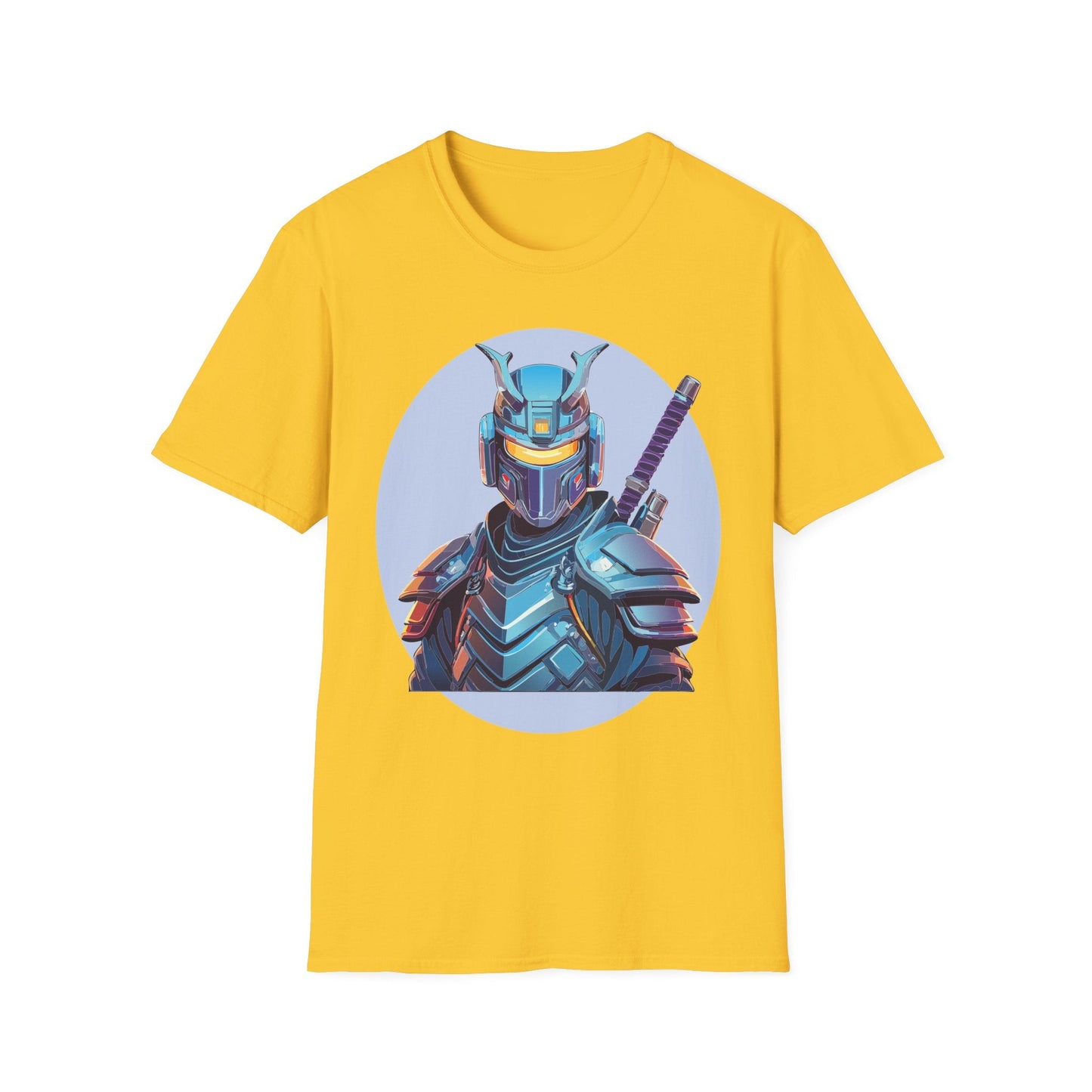 Samurai Shirt Unisex Softstyle Tee 64000 Gildan 100 Percent Ring Spun Cotton Comfort Fit