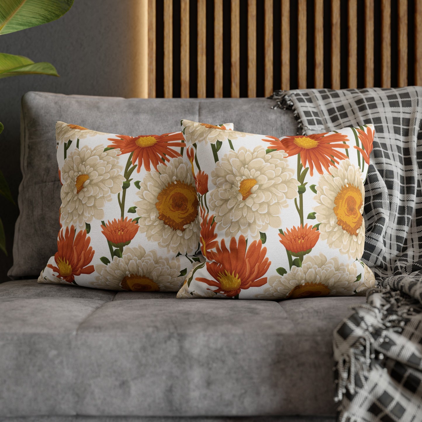 Floral Poly Pillowcase