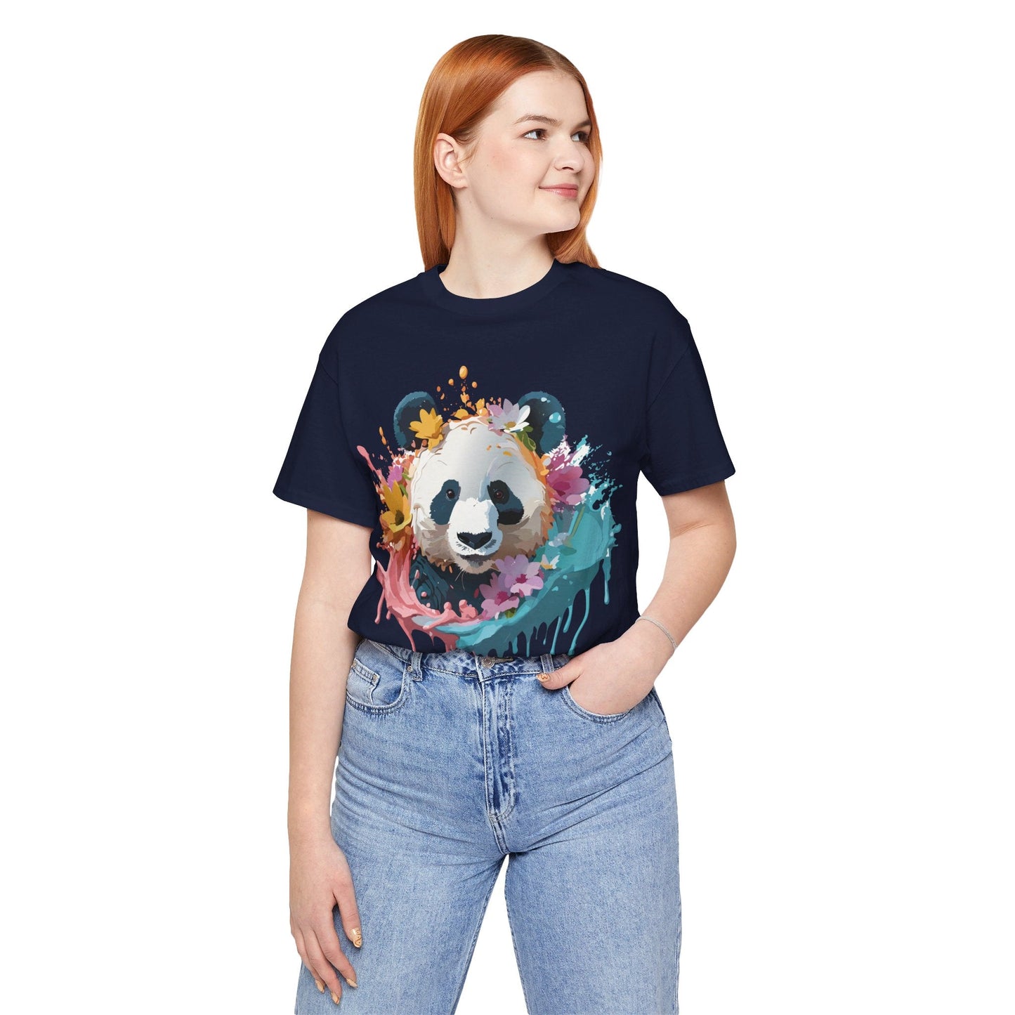 Adelpha Panda Graphic Tee Unisex Short Sleeve Vintage Inspired Artwork Shirt Premium Quality