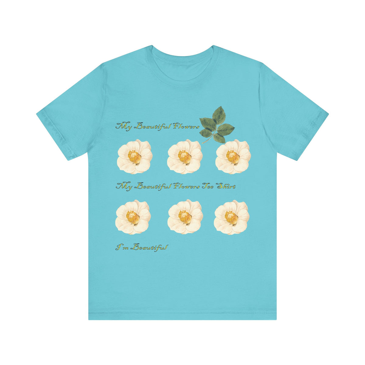 Floral Graphic Tee Shirt - Bella+Canvas Unisex 100 Cotton 53