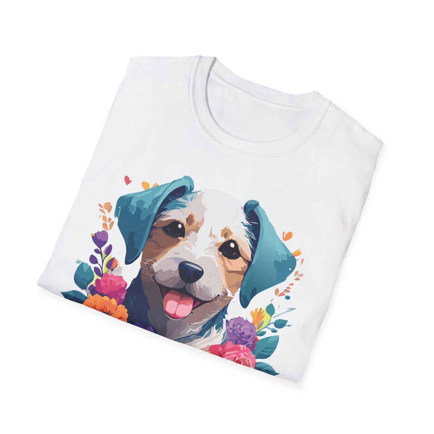 Dog Shirt Unisex Animal Tee Softstyle 64000 Gildan RingSpun Cotton