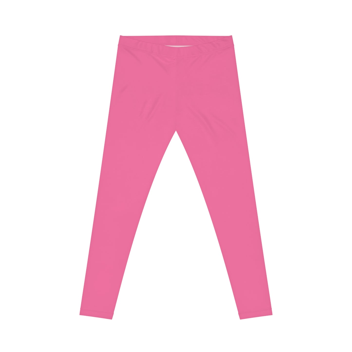 Rose Kiss Color Women's Poly-Span Casual Leggings XS-2XL
